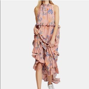 Free People Anita Maxi Dress- Desert Rose Color